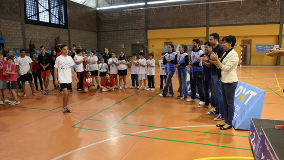 Imagen de El Pabellón Cho Pastor de Santa Úrsula acogió la última jornada de bádminton de todas las categorías