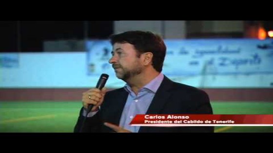 Imagen de Presentación del nuevo césped del campo Juanito Marrero en Las Zocas