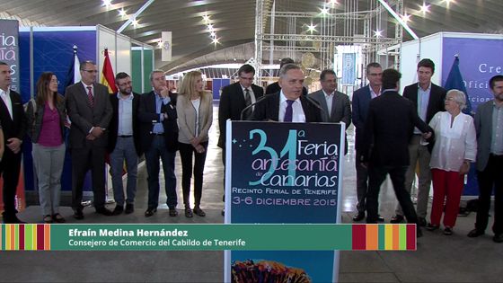 Imagen de El Cabildo inaugura la 31ª Feria de Artesanía de Canarias, en la que participan 140 artesanos 