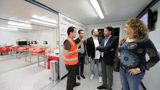 Imagen de El Cabildo apoya a los profesionales y voluntarios que prestarán asistencia durante el Carnaval de Santa Cruz