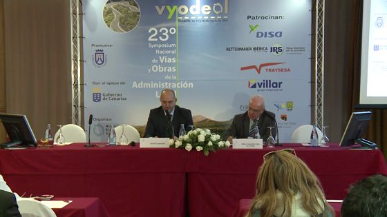 Imagen de Sesión 3. 23º Symposium Nacional de Vías y Obras de la Administración Local, Vyodeal