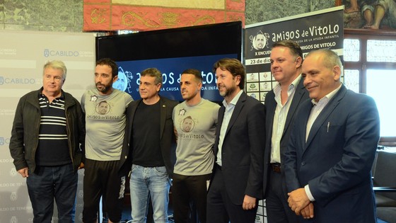 Imagen de El Cabildo acoge la presentación del X Encuentro benéfico Amigos de Vitolo, que se celebra en Garachico