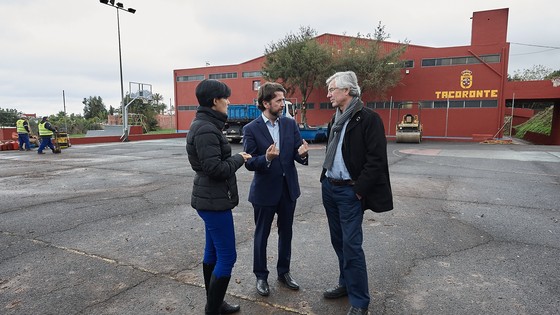 Imagen de El Cabildo y el Ayuntamiento de Tacoronte impulsan la actividad deportiva con la mejora de las instalaciones