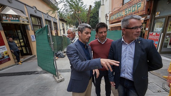 Imagen de El Cabildo finalizará en dos semanas la obra  de la calle Quintana del Puerto de la Cruz