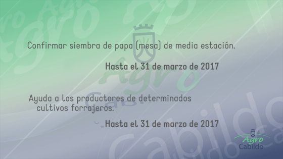 Imagen de Agrocabildo Semanal 17 de marzo de 2017