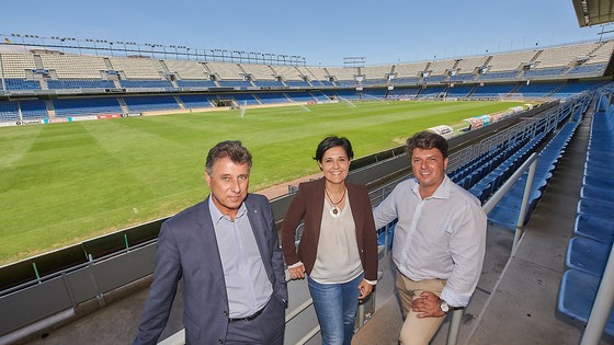 Imagen de El Cabildo realiza la primera fase de colocación de redes wifi en el Estadio Heliodoro Rodríguez López 