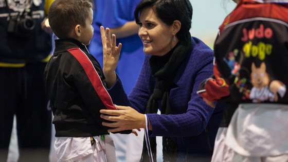 Imagen de El Festival Judokitas reunió a 300 jóvenes en el Pabellón Islas Canarias