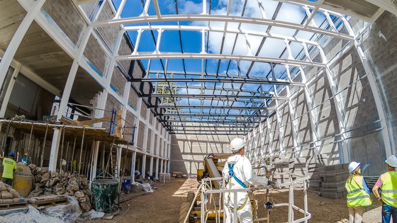 Imagen de El Cabildo supervisa las obras de rehabilitación del teatro de El Sauzal, futuro Centro Insular de Artes Escénicas