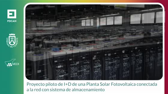 Imagen de Actuación MEDI. Píldora Informativa 'Proyecto Piloto de I+D de una Planta FOTOBAT'