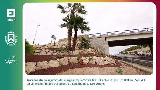 Imagen de Actuación MEDI.  Píldora Informativa 'Mejoras paisajísticas en la Autopista TF-1'