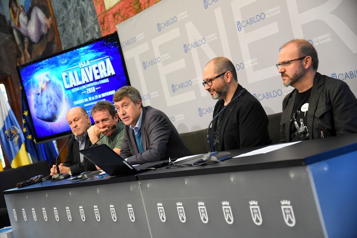 Imagen de El Cabildo acoge la presentación del Festival de Cine Fantástico Isla Calavera 2018