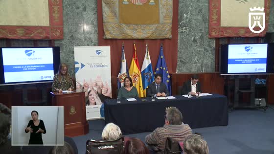 Imagen de El Cabildo de Tenerife entrega los premios a la Solidaridad 2019