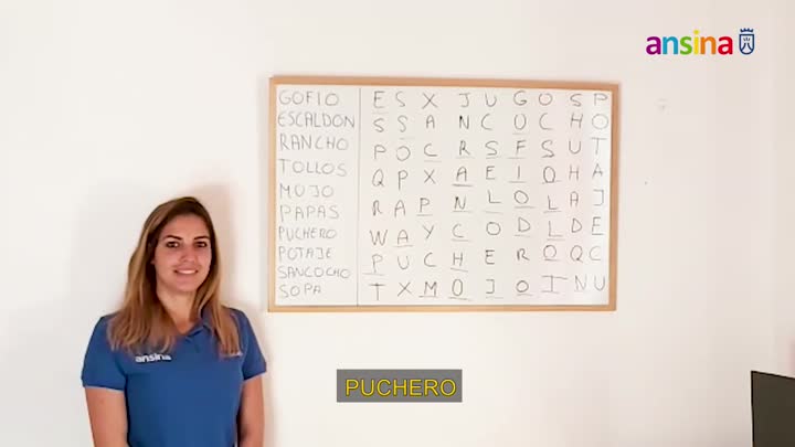 Imagen de Espacio ANSINA. Arendizaje y Ocio. Sopa de letras y Adivinanzas