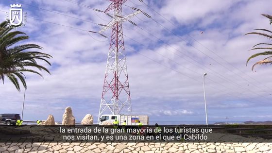 Imagen de El Cabildo integra el enlace del aeropuerto Tenerife Sur con el paisaje de la zona