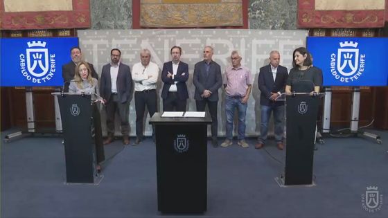 Imagen de El Cabildo suma nueve empresas de transporte y recepción de mercancías en el compromiso de mejorar la movilidad en la Isla