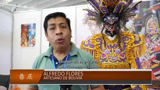 Imagen de ALFREDO FLORES ORURO. Invitación a la VI Feria Tricontinental de Artesania