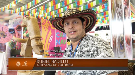 Imagen de RUBIEL BADILLO. Invitación a la VI Feria Tricontinental de Artesania