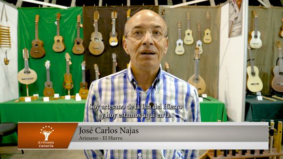 Imagen de Invitacion de Jose Carlos Najas,  lutier, a la XXIX Feria de Artesania de Canarias