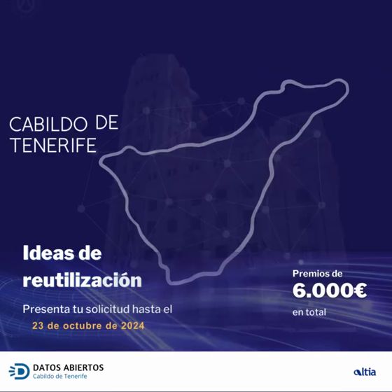 Imagen de I Concurso de Datos Abiertos del Cabildo de Tenerife