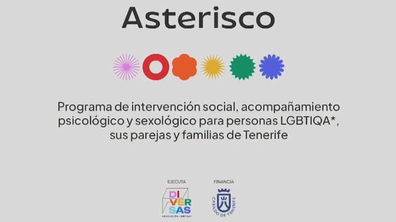 Imagen de El proyecto Asterisco realiza más de 2.500 intervenciones del Colectivo LGBTIQA+ en Tenerife