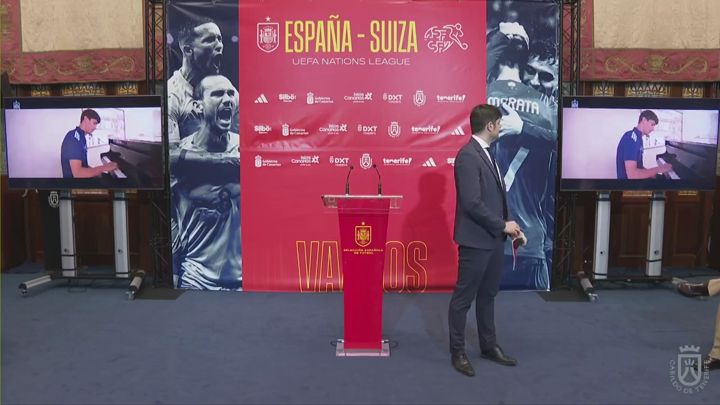 Imagen de El Cabildo acoge la presentación del partido España-Suiza que se celebrará el próximo lunes 18 de noviembre en el Rodríguez López 