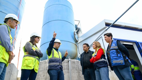 Imagen de El Cabildo triplica la producción de agua para el Polígono Industrial de Güímar y los agricultores con la nueva estación desaladora