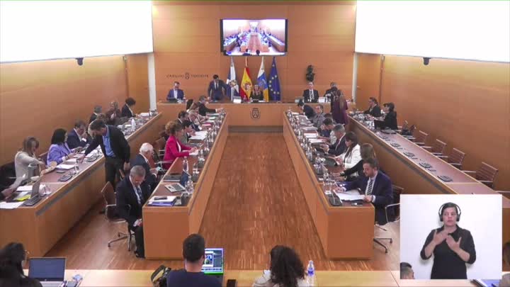 Imagen de Pleno ordinario del Cabildo de Tenerife, 28 de febrero de 2025