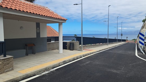 Imagen de El Cabildo culmina las obras de remodelación de la parada de guaguas a la entrada de San Juan de la Rambla