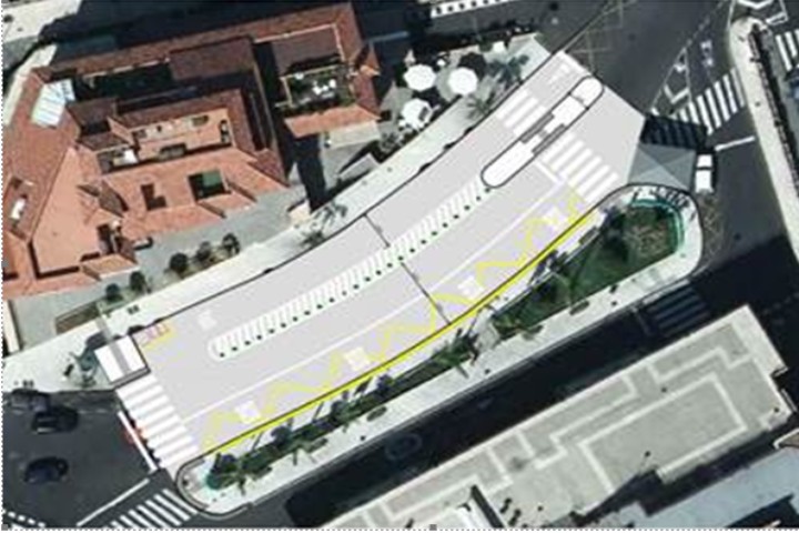 Imagen de El Cabildo mejora la estación de guaguas de La Orotava mediante nuevas dársenas exteriores