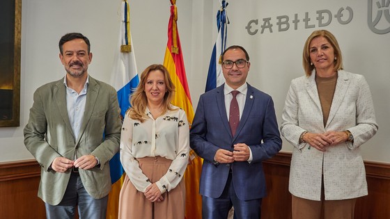 Imagen de El Cabildo recibe al nuevo presidente del CD Tenerife, José Daniel Díaz