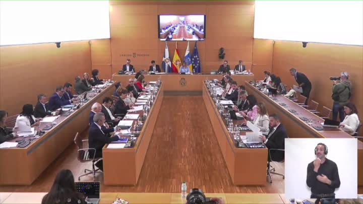 Imagen de Pleno ordinario del Cabildo de Tenerife, 28 de marzo de 2025