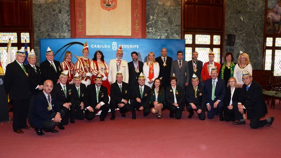 Imagen de El Cabildo recibe a una delegación del Carnaval alemán