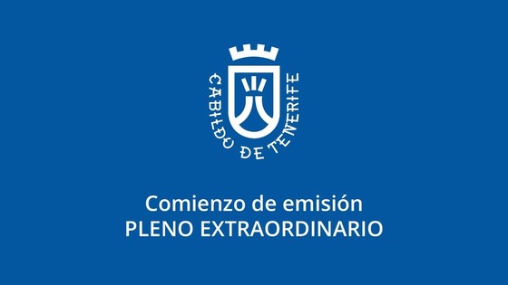Imagen de Live - PLENO EXTRAORDINARIO DEL CABILDO DE TENERIFE