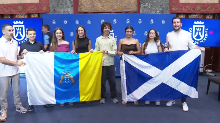 Imagen de Recepción a los jóvenes canarios, participantes de la Ruta Quetzal