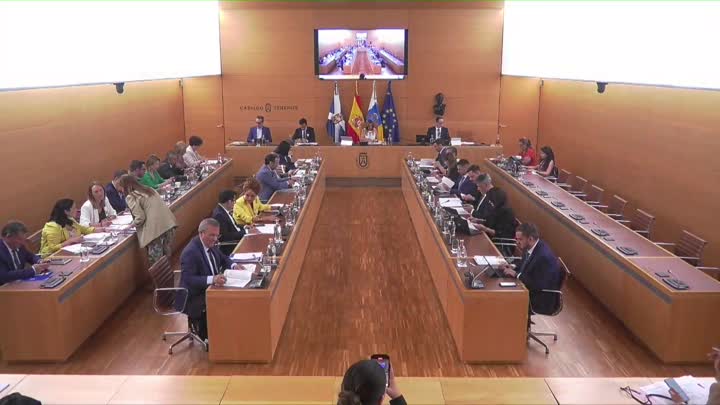 Imagen de Pleno ordinario del Cabildo de Tenerife, 27 de junio de 2025