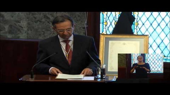 Imagen de Entrega de la Medalla Oro del Parlamento de Canarias al Cabildo